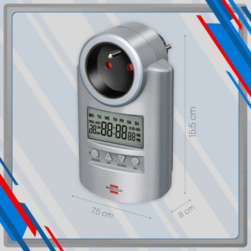 КОНТРОЛЛЕР ТАЙМЕРА LCD ТАЙМЕР 3500ВТ BRENNENSTUHL