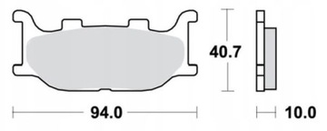ТОРМОЗНЫЕ КОЛОДКИ TRW MCB666SV