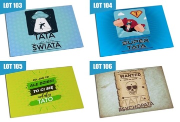 Магнит на холодильник подарок ОТЦУ МАТЕРИ 7х10