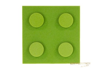 Wygłuszający panel akustyczny pianka 25x25cm gr. 7cm KLOCEK atesty