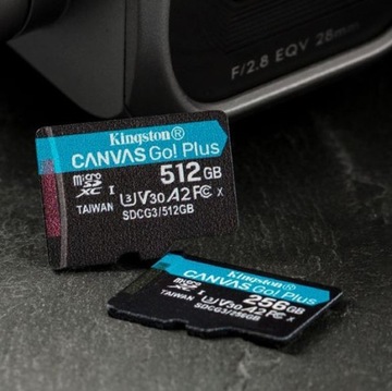 Кингстон | Карта памяти microSD | Холст, вперед! Плюс | 512 ГБ | микроSDHC/SDXC