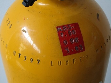 ALUMINIOWA BUTLA Z OSPRZĘTEM NA CO2 AZOT 13L 3300PSI W SKRZYNI