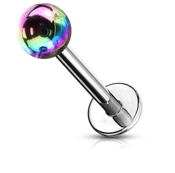 KOLCZYK DO BRODY WARGI LABRET PEREŁKA PERŁA