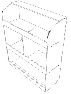 Оборудование для мастерской для книжного шкафа Toyota Pro-Ace Shelf