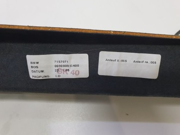 BMW E65 ROLETA KUFRU 7157071