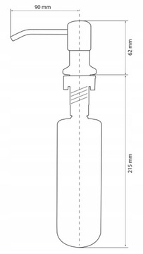 ДОЗАТОР ЖИДКОГО МЫЛА SATIN РАКОВИНА