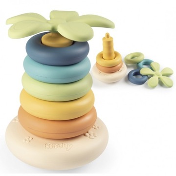 SMOBY Little Green Duża Piramidka z Krążków Biopla