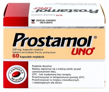 Prostamol Uno prostata parcie na mocz 60 kapsułek