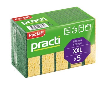 GĄBKI DO NACZYŃ PACLAN ZMYWAKI KUCHENNE 5SZT