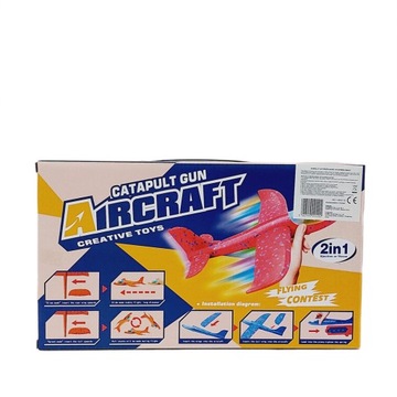 САМОЛЕТ ИЗ ПЕНОПЛАНТА, ПУСКОВАЯ УСТАНОВКА, СВЕТОДИОДНЫЙ ПИСТОЛЕТ из пенополистирола