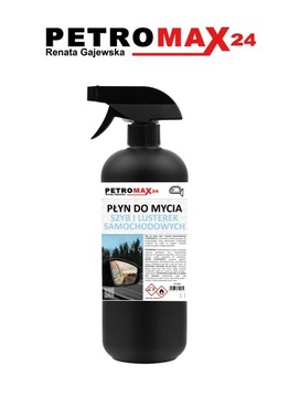 GLASS CLEANER CAR PŁYN DO MYCIA SZYB I LUSTER SAMOCHODOWY 1L PETROMAX24