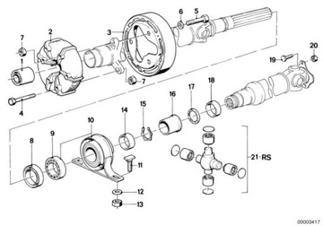 BMW E28 524TD tłumik drgań skrętnych 26111225629