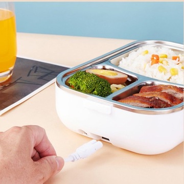 Электрический подогреватель обедов 1л Черный