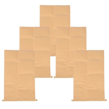 Коричневый бумажный пакет из листьев Контейнер