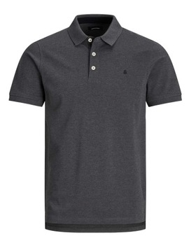 Koszulka polo Jack&Jones czarna 12136668 L T3B297