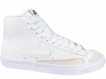 NIKE BLAZER MID BUTY DAMSKIE WYSOKIE TRAMPKI BIAŁE