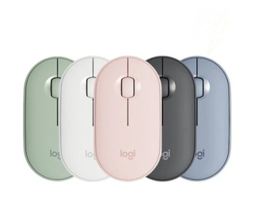 Silent Wireless Mouse Logitech Pebble M350 zielony