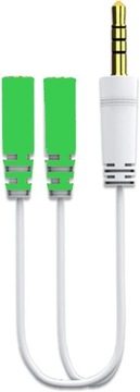 ROZDZIELACZ AUDIO DO SŁUCHAWEK 2 WYJŚCIA 3,5MM