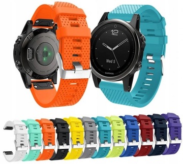 TURKUS Silikonowy Pasek Garmin FENIX 5S QuickFit