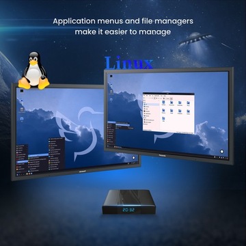 Linux Android двойная система s905x3 медиаплеер ТВ-декодер Smart TV Box