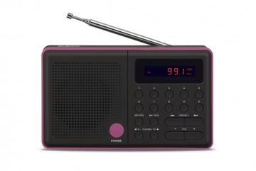 RADIO PLISZKA CZARNE USB ELTRA BATERYJNE