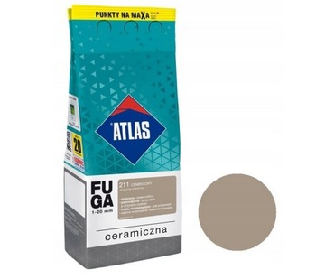 Fuga ceramiczna Atlas 211 CEMENTOWY 5kg