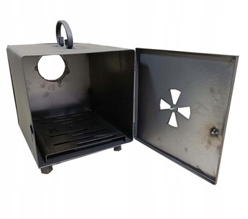 PALENISKO METALOWE DO WĘDZARNI RUSZT NOGI 40x25x25 cm