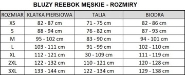 Bluza Męska Reebok GS9320 TE PIPING CREW Czarna XL