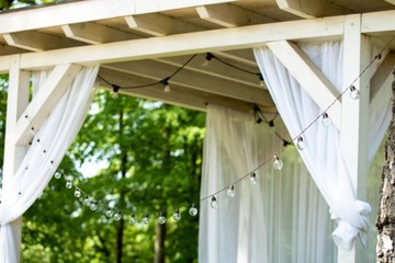 СОЛНЕЧНАЯ САДОВАЯ ГИРЛЯНДИЯ 10,6М 30x ШАРОВАЯ СВЕТОДИОДНАЯ ЛАМПОЧКА ДЛЯ БАЛКОНА