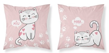 Poszewka niemowlęca 40x40 Kotek BAWEŁNA