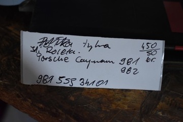 IDEALNI ROLETA ZADNÍ PORSCHE CAYMAN 981 982 1
