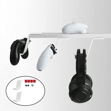 2 шт. Подставка для контроллера Подставка для наушников Белая 2 шт.