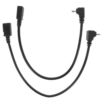 2 szt. Kątowy kabel Micro USB 90 stopni