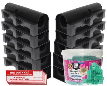Trutka w kostce 5 kg + 10 x stacja deratyzacyjna