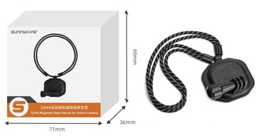 Магнитный крепежный ремешок для карманных камер GoPro