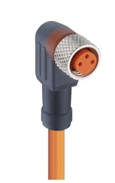 RKMWV/LED A 3-06/5 m przewód czujnika, złącze M8, sygnalizacja LED, 5m