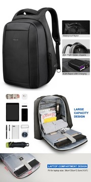 Противоугонный рюкзак T-B3599 15,6