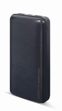 GEMBIRD PowerBank 20 000 mAh czarny USB C 2xA 2.4A