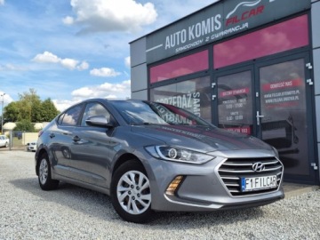 Hyundai Elantra VI Sedan 1.6 MPI 128KM 2017 Hyundai Elantra GWARANCJA Salon Polska Bezwypadkowy Oryg. lakier 1-Wlasc.