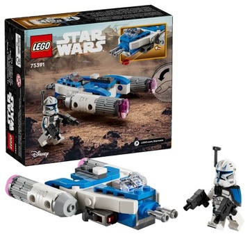 LEGO Star Wars 75391MIKROMYŚLIWIEC Y-WING KAPITANA REXA Myśliwiec i Figurka
