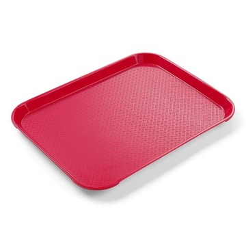 Hendi Taca Fast Food z polipropylenu 265x345 mm, czerwona