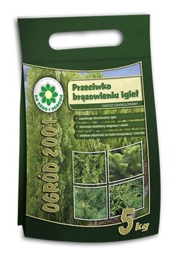 Ogród 2001 Przeciwko BRĄZOWIENIU IGIEŁ 5kg siarczan magnezu DO IGLAKÓW