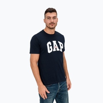 Koszulka męska GAP Logo Original Tee blue navy L