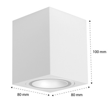 Накладная галогенная светодиодная потолочная трубка GU10