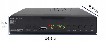 Тюнер-декодер DVB-T DVB-T2 H.265 HEVC