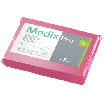 Prześcieradła włókninowe Medix Pro składane 80x210cm różowe 10szt.