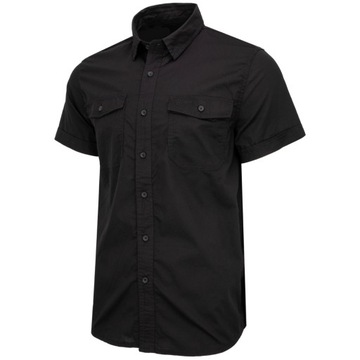 Košeľa s krátkym rukávom BRANDIT Roadstar čierna 5XL