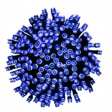 Oświetlenie choinkowe lampki 500 LED programator - niebieskie