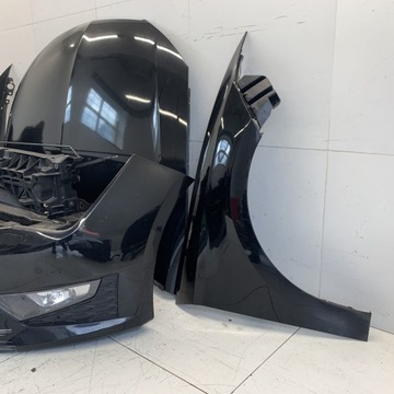 NÁRAZNÍK KPL PŘEDNÍ BLATNÍK SVĚTLA KAPOTA PAS LC9X SEAT LEON 3 III 5F FR 15R