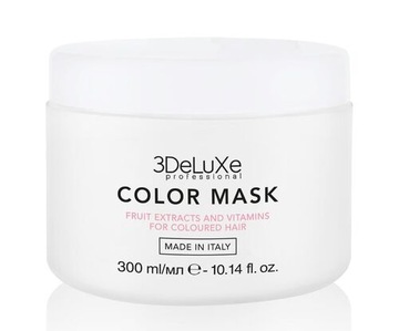 3DELUXE MASKA COLOR DO WŁOSÓW FARBOWANYCH OCHRONA KOLORU 300ML